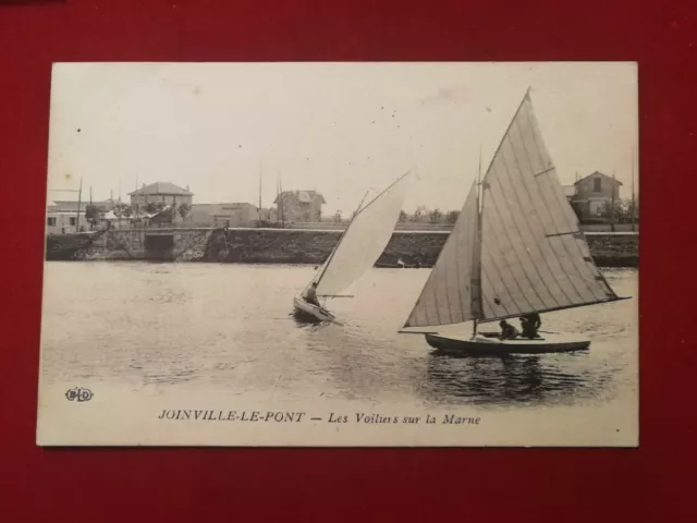 CPA 94 JOINVILLE le PONT - Les Voiliers sur la Marne