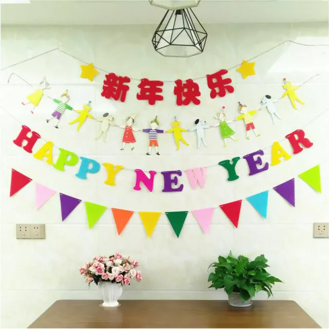 12 Flags Bunting Pennant Banner Outdoor Party Birthday Decoration Multi Colours 3