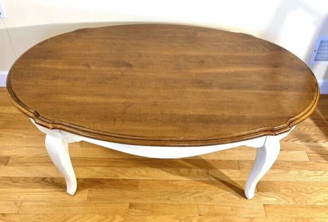 Ethan Allen French Country French Oval Coffee Table 26-8220 #616 Brittany