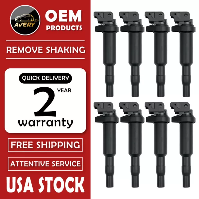 8X Ignition Coils For BMW 128i 328i 535i 550i 750i X5 X6 Z4 Mini Cooper UF592