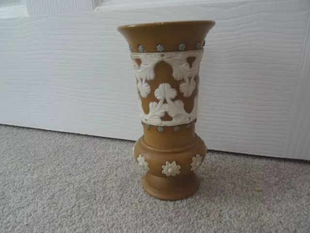 Pleasant Antique Doulton Silicon Ware Footed Vase