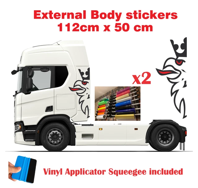 SCANIA GRIFFIN SIDE of Cab Sticker Streamline Graphic R S G Series Next ...