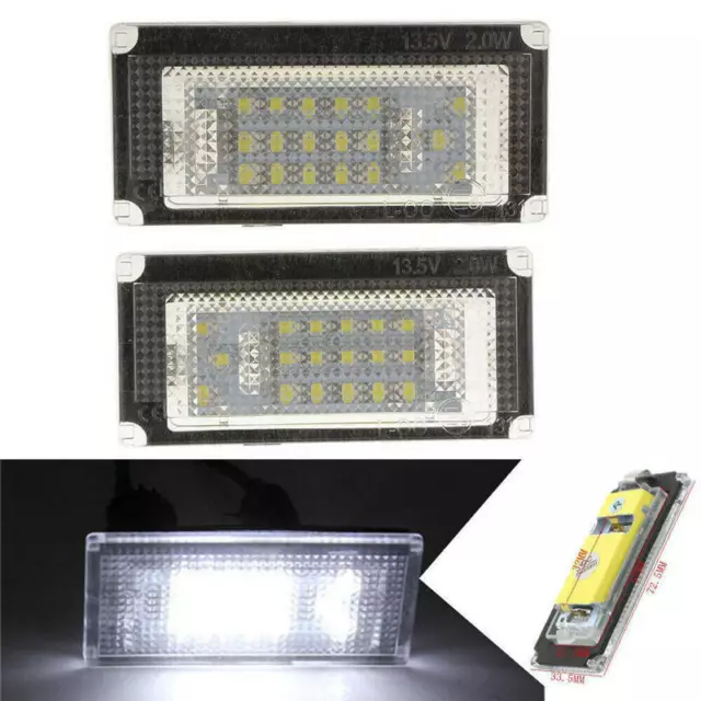 LED License Number Plate Light For BMW for Mini Cooper R50 R52 R53 CANBUS Lamp A 3