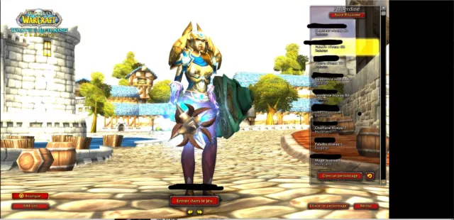 Compte World of Warcraft classic TLK remise en mains propre paris et region pari