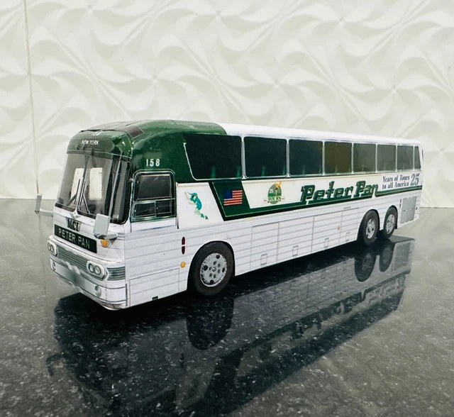 1 43 SCALE SILVER Eagle Bus In Continental Trailways 100 Handmade 1-43-scale-silver-eagle-bus-in-continental-trailways-100-handmade