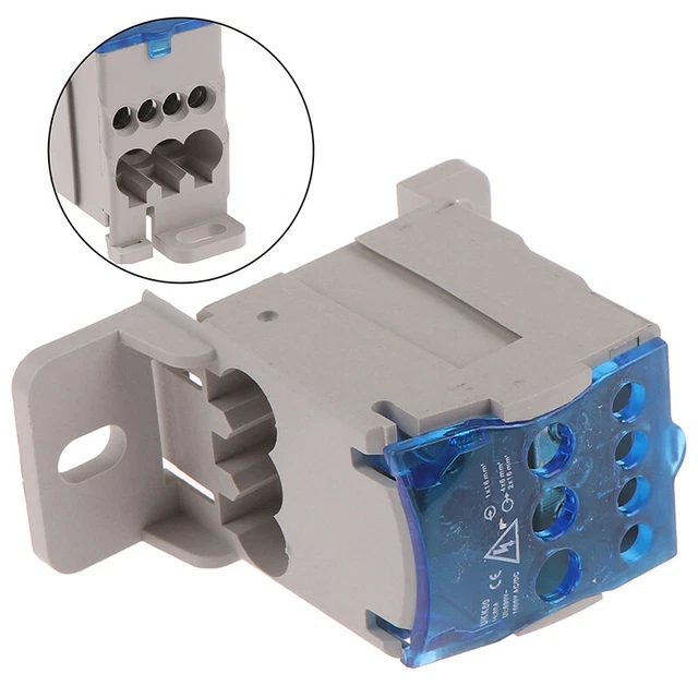 UKK80A Terminal Block Rail distribution Box Universal Electric Wire ConneOD.sh