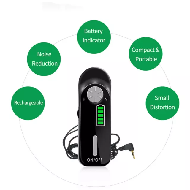 Appareil de réduction bruit rechargeable USB de l'aide auditive numérique C-06 3