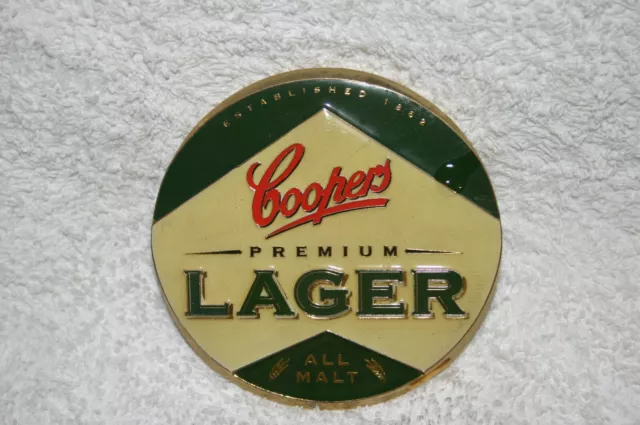 Coopers  "Premium Lager" Type 1 Beer Badge/Tap/Top/Decal