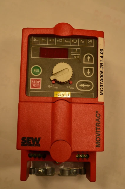 SEW EURODRIVE FREQUENZUMRICHTER MC07A005-2B1-4-00 gebraucht EUR 250,00 ...
