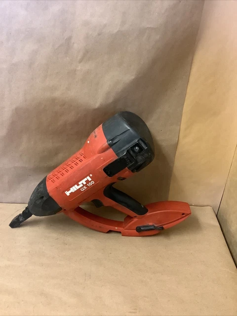 Hilti GX 100 Automatic Gas-Actuated Tool Nail Gun - Red/Black