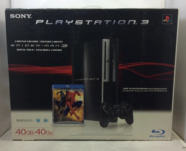 Boîte Vide Pour Console Sony PlayStation 3 Ultra Slim 500 Go - Occasion - Réf 544