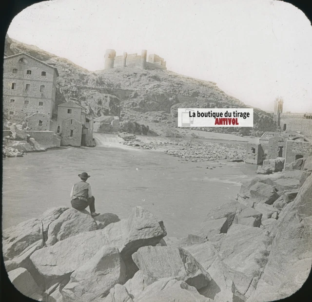 Photo Vintage Valencia 1908 - Tirage Citrate - Format 5,5x18 Cm - Référence CV1383