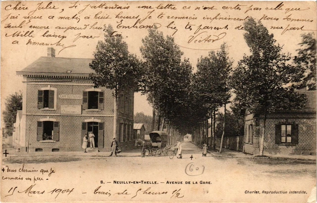 CPA NEUILLY-en-THELLE - Avenue de la Gare (259506)