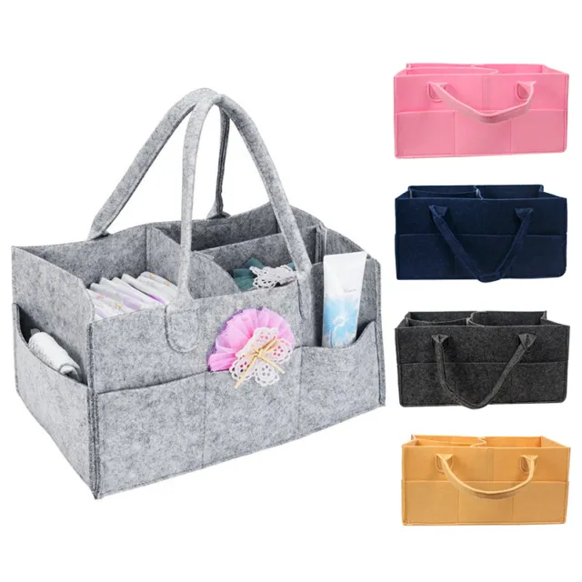 Baby Diaper Caddy Organizer Portable Holder Bag Nursery Essentials Storage Bins