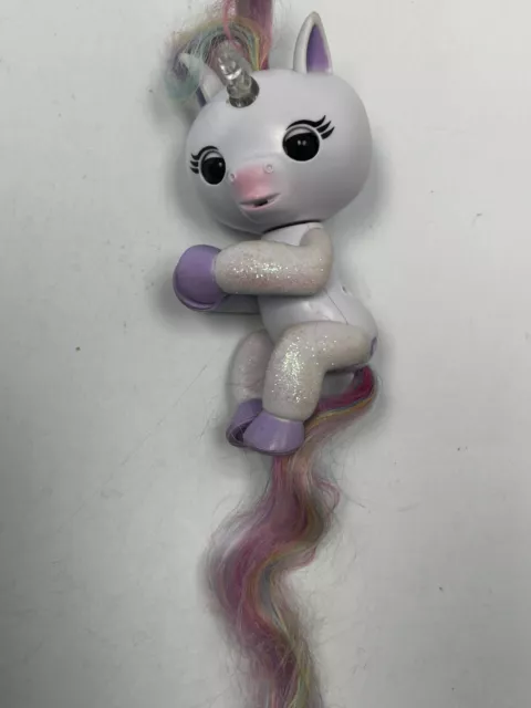 Unicorn Glitter Purple Tested Working Fingerlings Kid Interactive Finger Toy #LH