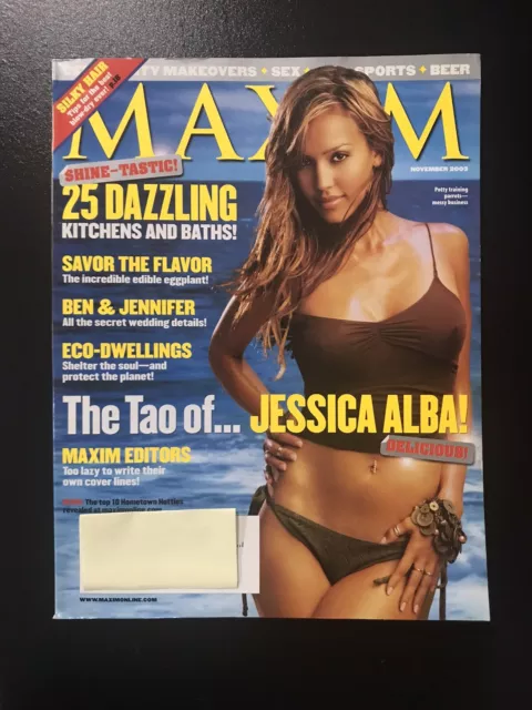 Maxim Magazine - November 2003 - Jessica Alba - Subscription Copy
