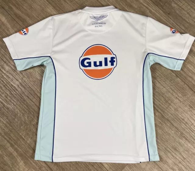 Aston Martin Racing Gulf T Shirt Men’s Size M White 3
