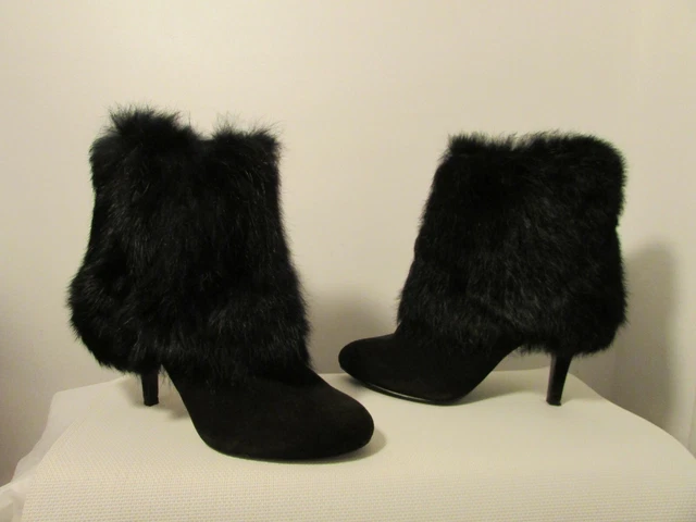 bottines san marina lapin et daim noir 37