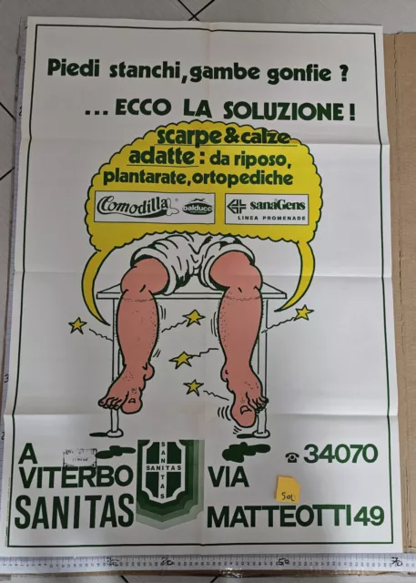 MANIFESTO VITERBO SANITAS Negozio Sanita Viterbo EUR 50 00