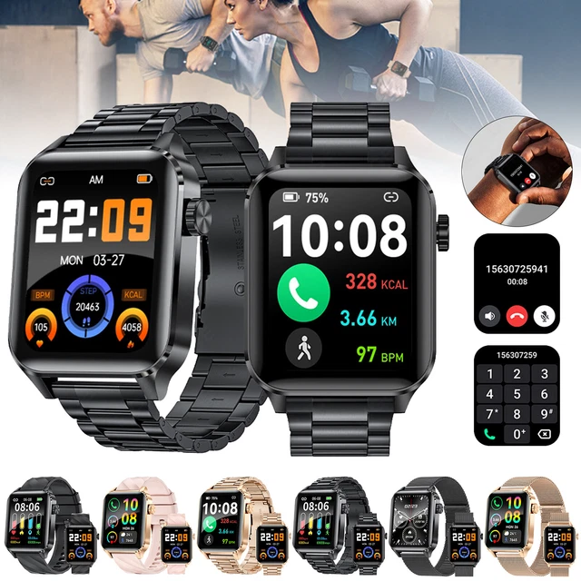 SMARTWATCH SPORTIVO BLUETOOTH Bracciale Cardiofrequenzimetro Uomo Donna Fitness 386264525892