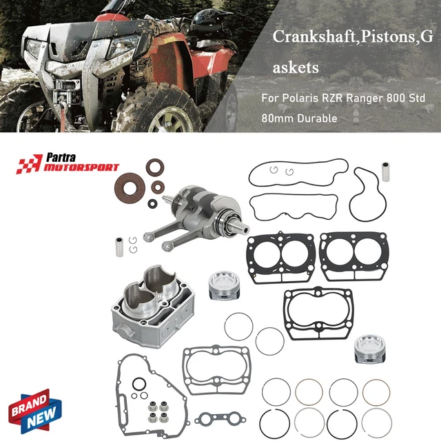 POLARIS 570 RZR, SPORTSMAN, RANGER COMPLETE ENGINE REBUILD KIT - Foto 6