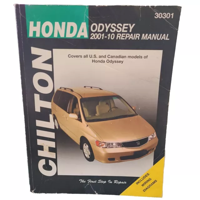 Honda Odyssey (2001-10) Chilton Repair Manual (USA) 30301 used