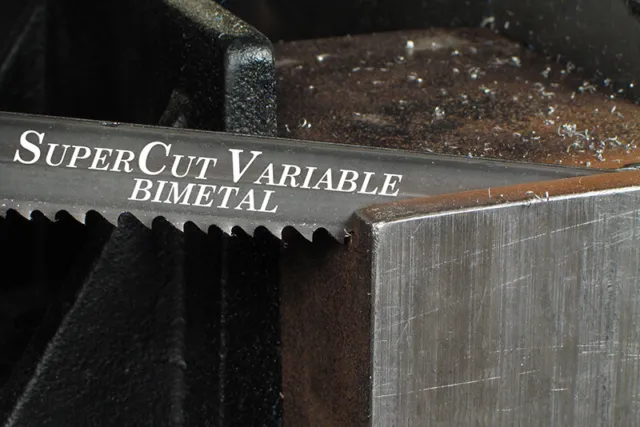 Hoja de sierra de cinta bimetal Supercut 60 pulgadas X 1/2 pulgadas X 6-10 TPI (hecha en EE. UU.) 2