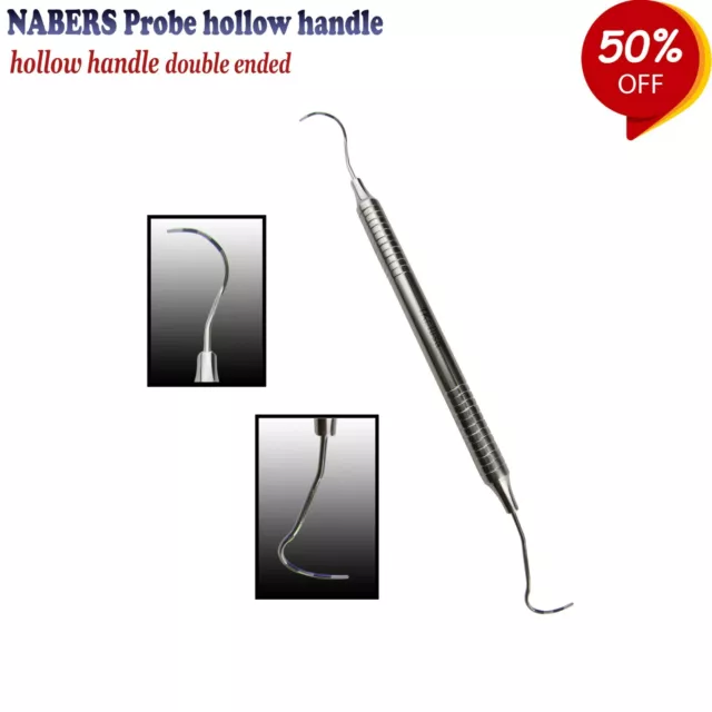 Pro Dentaire Parodontale Sonde Nabers Color Codé Creux Diagnostic Instrument Ce