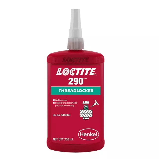 Loctite 290 Medium Hoch Stärke Schraubensicherung Metall Klebend 250 ML Gec