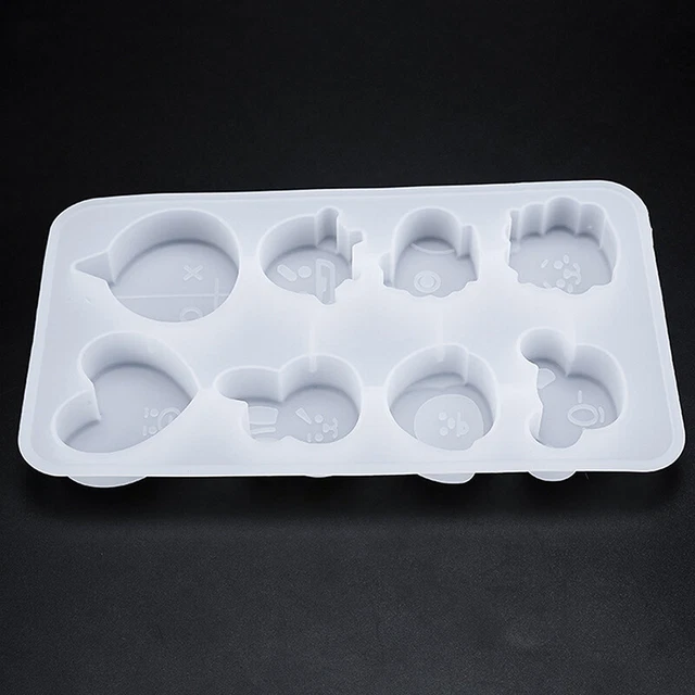 Cartoon Silicone Mold for Resin DIY Soap Key Chain Mould For Baking Fondant -wf