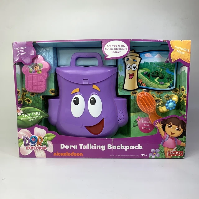 RARE DORA THE Explorer Talking Backpack 2012 Fisher Price Nickelodeon
