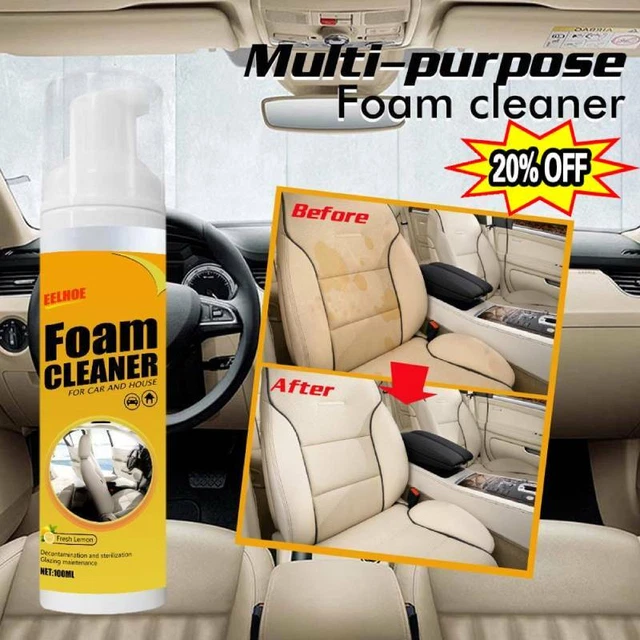 100ml Multi Purpose Foam Cleaners For Deep Cleaning of Car Interior NEW--