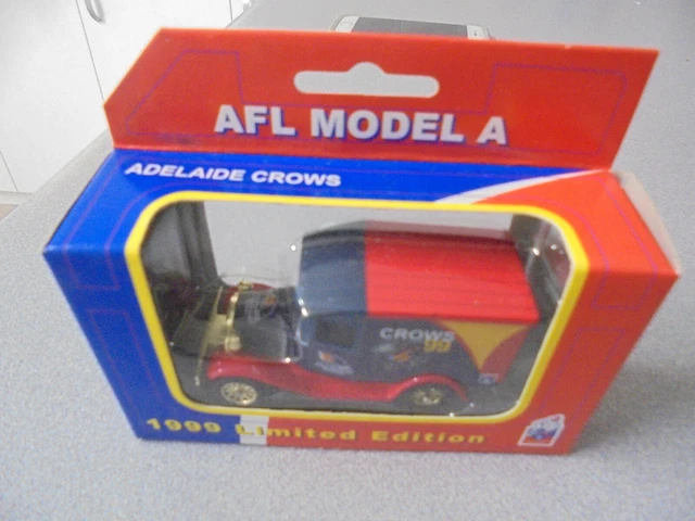 RARE 1999 AFL Football Collectable Club Car ADELAIDE CROWS A Model Ford