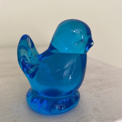 blue bird of happiness figurine