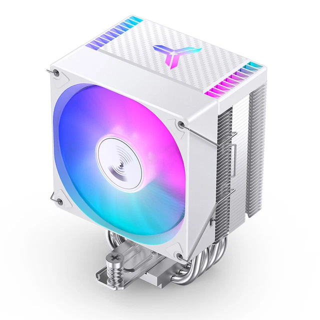 ARGB CPU COOLER Fan 4 Heat Pipe for INTEL LGA 1700 1200115X AM4 (White ...