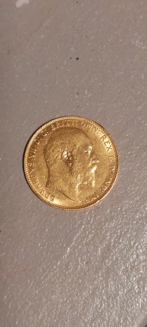 1907 Edward Vll  gold sovereign