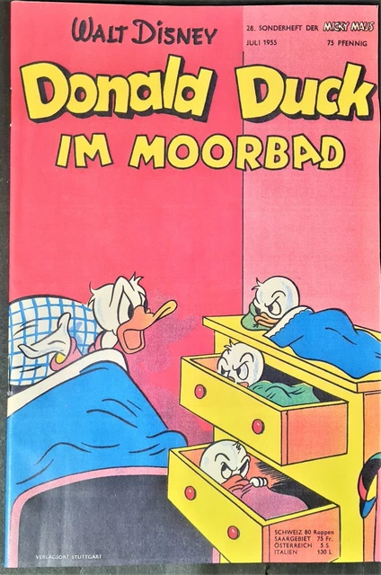 Micky Maus Sonderheft Comic Heft Nr.28 Original Ehapa 50 er Restauriert (1066)