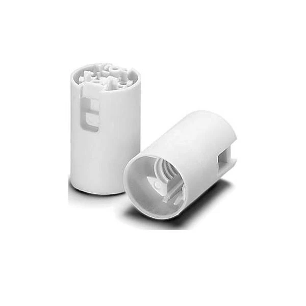 Montaggio Houben E14 109384 bianco portalampada attacco plastica