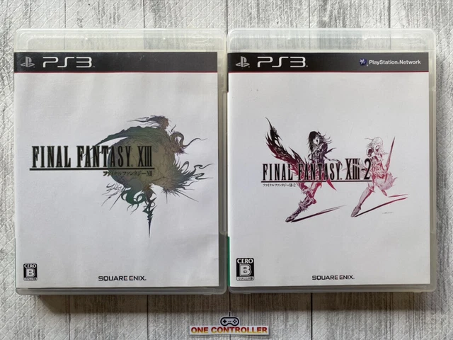 SONY PlayStation 3 PS3 FINAL FANTASY XIII & XIII-2 set from Japan