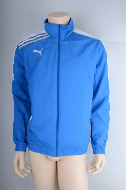 Puma Veste Gilet sweat zippé survêtement homme bleu S neuf