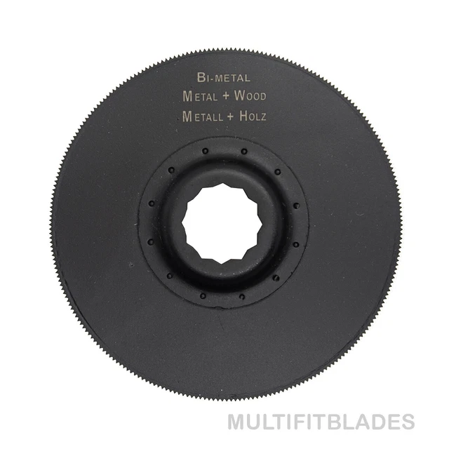 4" Flush Cut Bi-Metal Circular Saw Blade - Festool Vecturo, Fein Supercut Fit