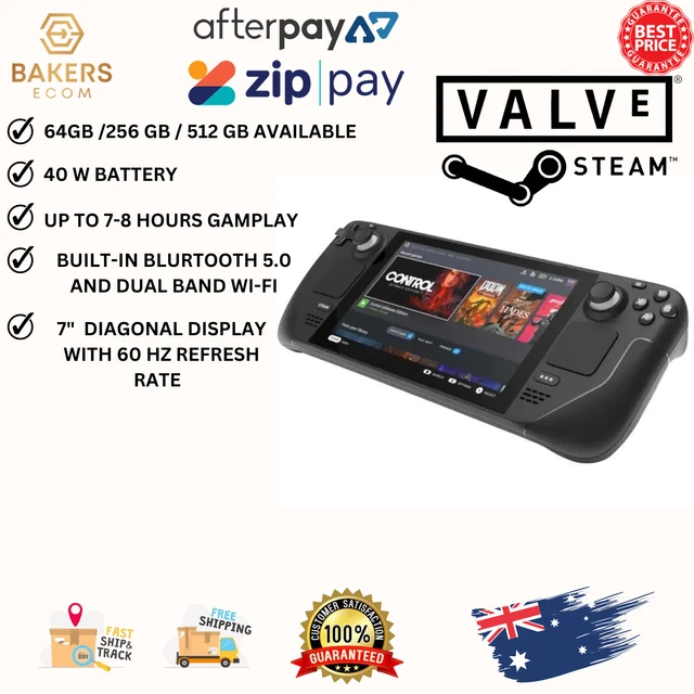 VALVE STEAM DECK [64GB / 256GB /512GB] Handheld Console Dock Station AU SELLER EUR 564,78