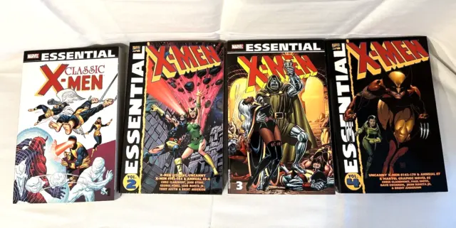 X-Men Essential Marvel volume 1 2 3 4 Comic book graphic novel Stan Lee collect