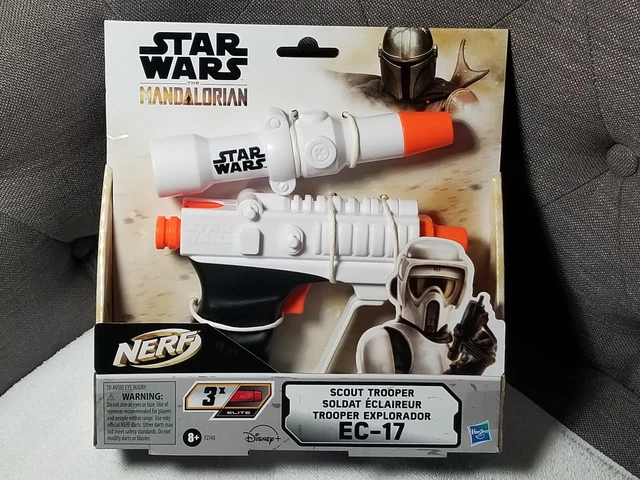 Nerf Blaster Star Wars Scout Trooper EC-17 Blaster The Mandalorian Reticle Scope Nerf Blaster Star Wars Scout Trooper EC-17 Blaster The Mandalorian Reticle Scope
