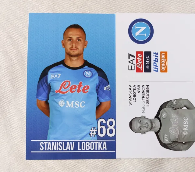 Lotto 2 Gadget ufficiale ssc Calcio NAPOLI Action figure DZEMAILI