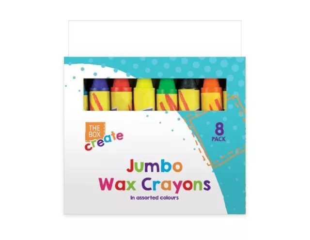 Jumbo Wax Crayons For Kids Non-Toxic Toddler First Crayon Easy Grip Art Craft