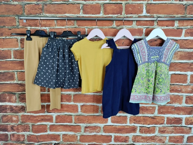 Girls Bundle Age 2-3 Years Zara Next M&S Pinafore Dress Skirt Leggings Top 98Cm
