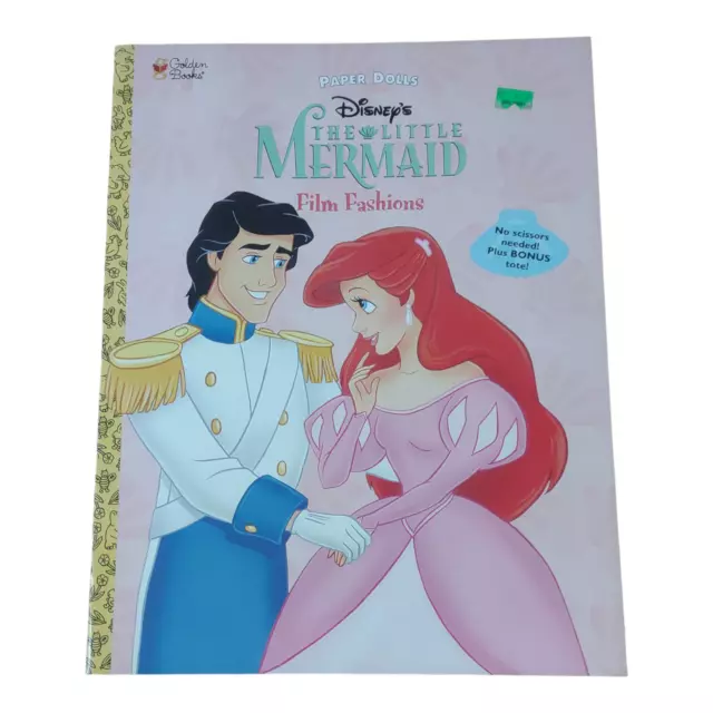 Vintage Little Mermaid Film Fashion’s Paper Dolls Full Color Uncut Unused 1999