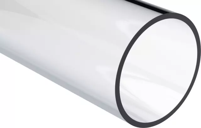 Acrylic Round Tube (Extruded) Clear, 2-1/2" ID 2-3/4" OD x 12" Length