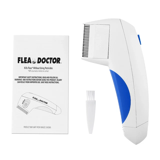 Electric Flea Zapper Lice Remover Flea Comb Brush Pet Cat Dog Safe Cleaning Tool 3